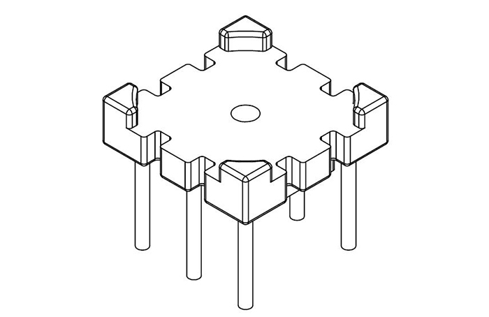 10×10底座(3+3P),B-MB013-1