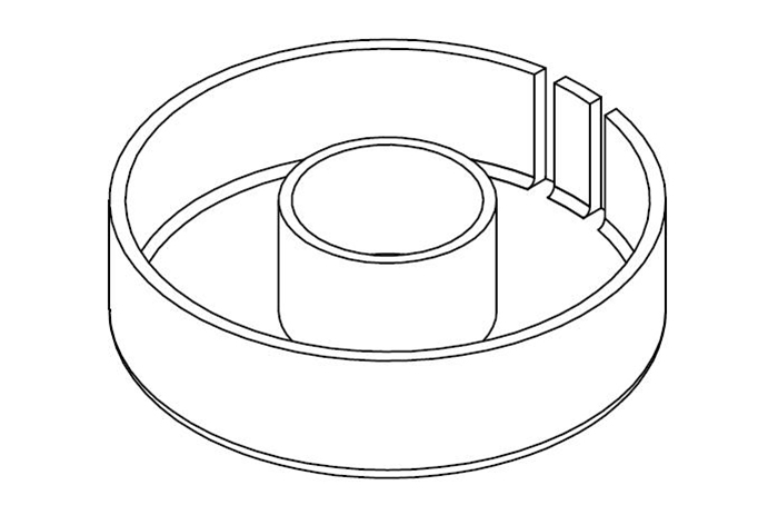 φ26磁環(huán)上蓋，B-C2601