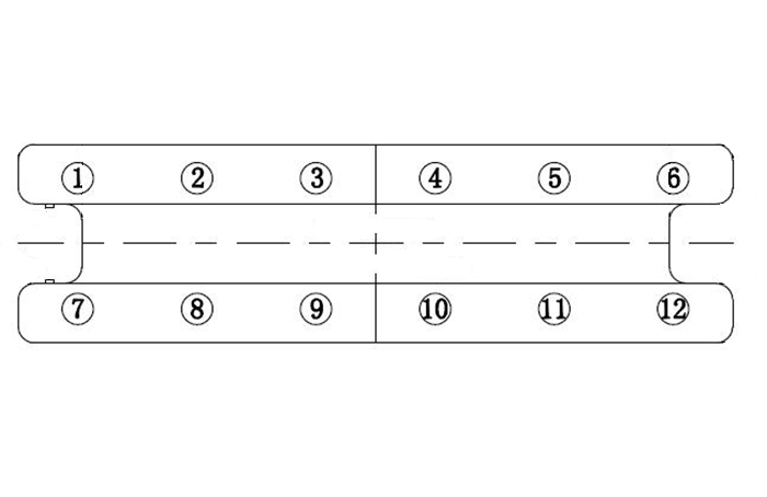 90×25×2.05間隙片，B-B148