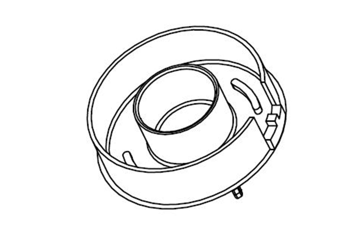 S22磁環(huán) 上蓋，B-C2203