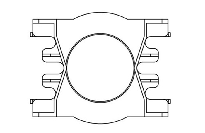 PQ-74(No Pin)立式單槽,B-7401