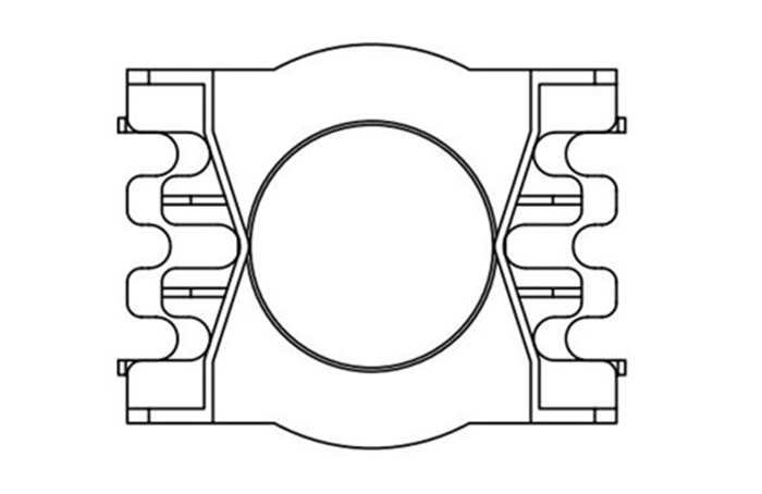 PQ-74(No Pin)立式雙槽,B-7401